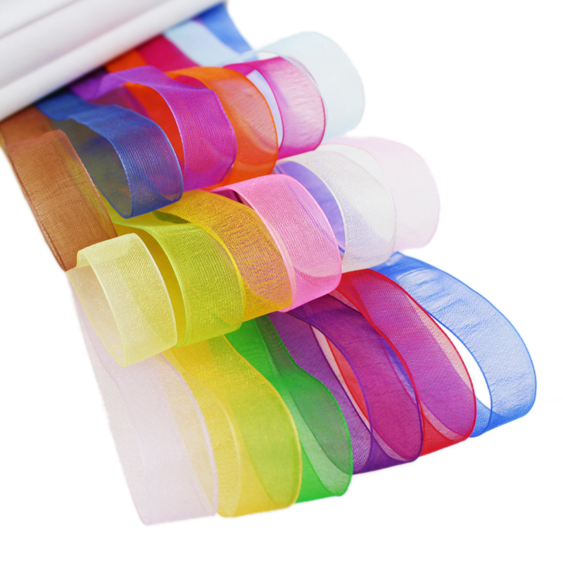 Ribbon Organza Roll - (50 Yards/Roll) 12mm Organza Ribbons Wholesale