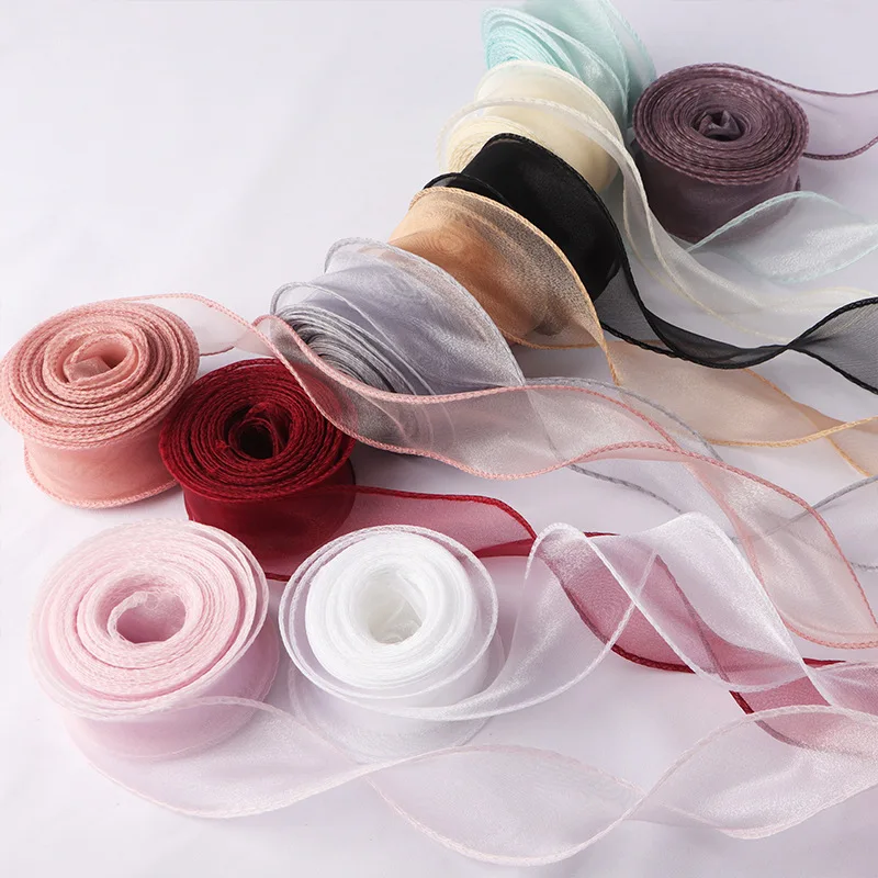 10yards 40mm Roll Silk Ribbon  - Ribbon Organza Roll 评论和价格