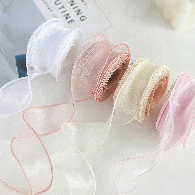 10yards 40mm Roll Silk Ribbon  - Ribbon Organza Roll 评论和价格