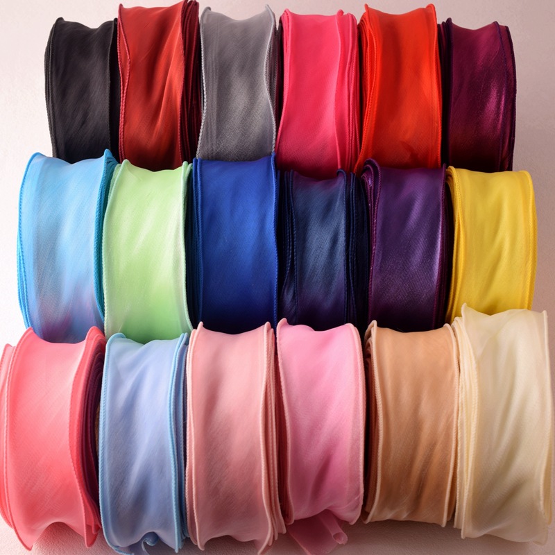 Satin Organza Ribbon Rainbow F - Ribbon Organza Roll 评论和价格
