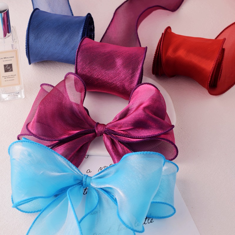 Satin Organza Ribbon Rainbow F - Ribbon Organza Roll 评论和价格