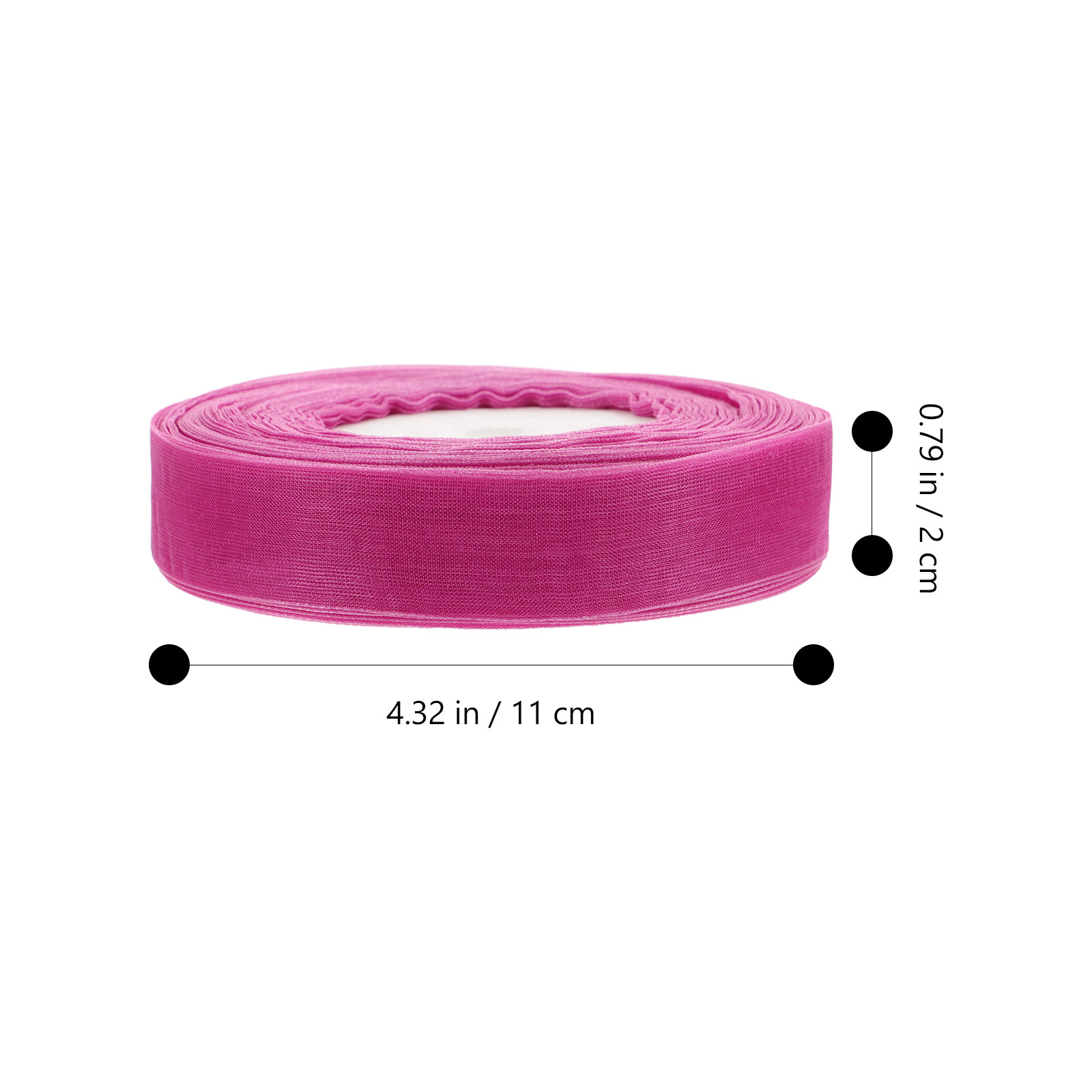 45.7m Chiffon Organza Ribbon P - Ribbon Organza Roll 评论和价格