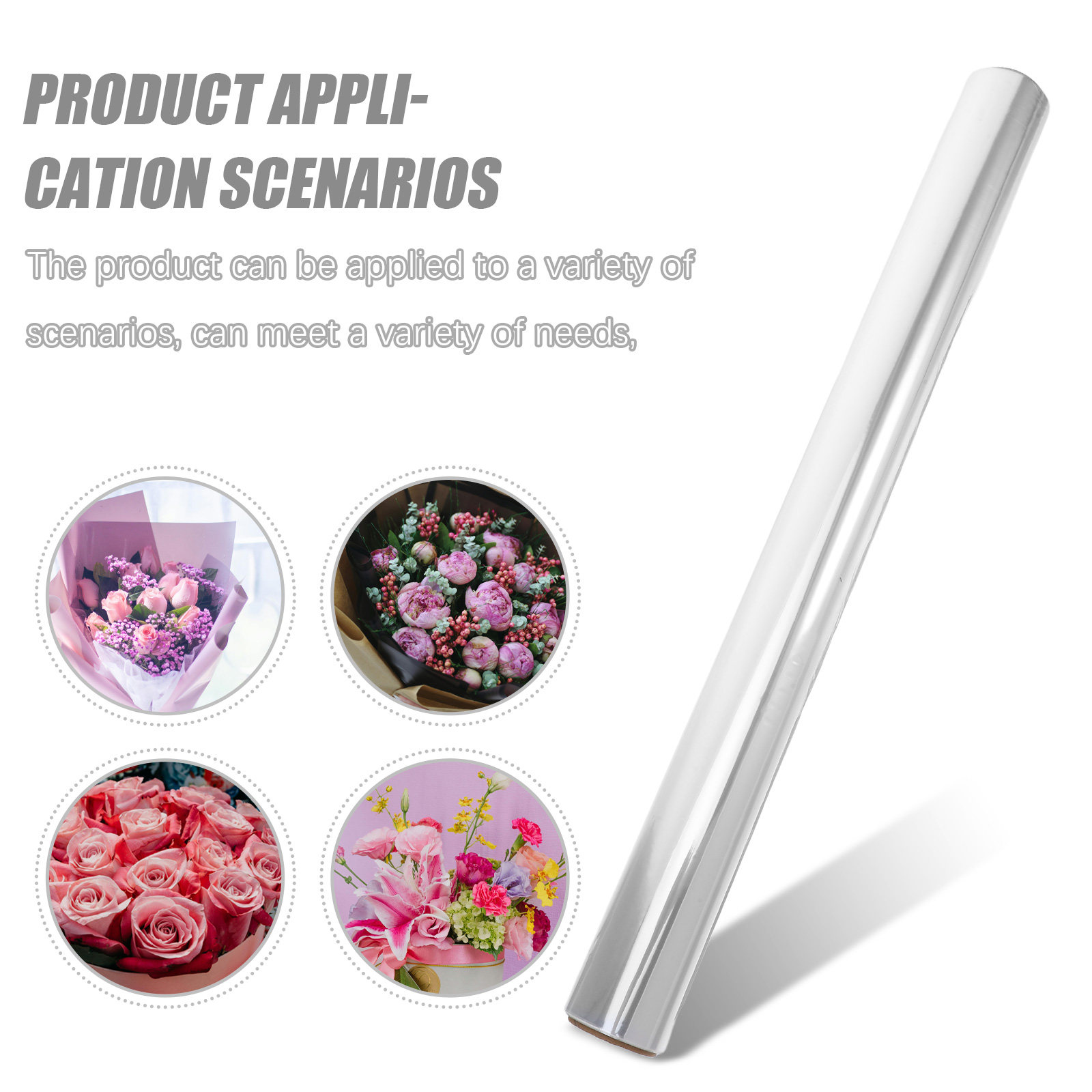 1 Roll Clear Cellophane Wraps  - Cellophane Wrap Clear 评论和价格