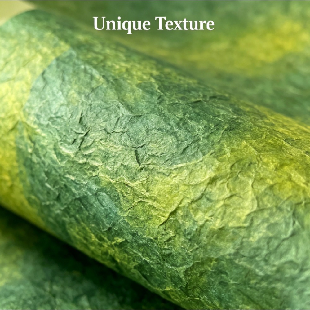 Spring Gradient Green Kraft Fl - Flower Wrap Kraft 评论和价格