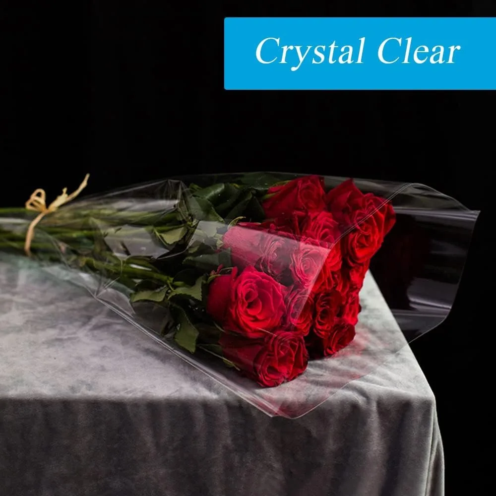 Clear Cellophane Wrap Roll 100 - Cellophane Wrap Clear 评论和价格