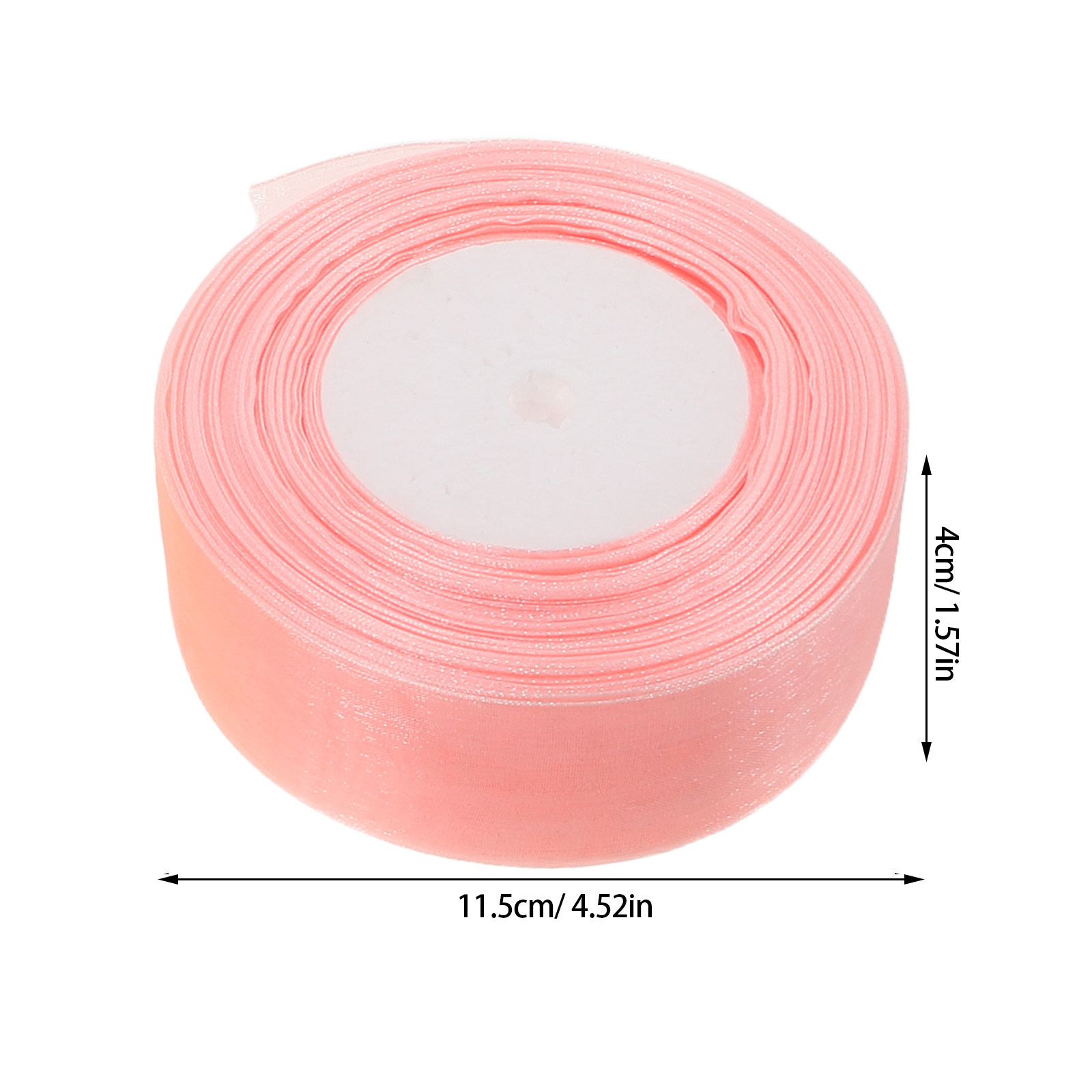 3 Rolls Sheer Organza Ribbon 5 - Ribbon Organza Roll 评论和价格