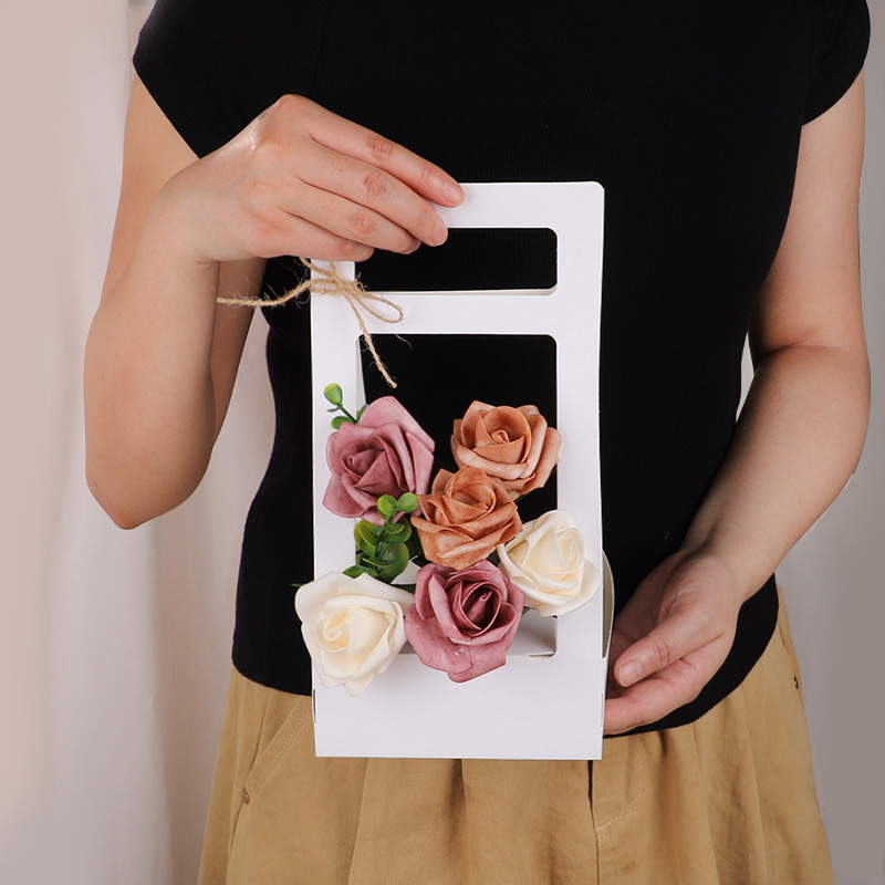 3/5Pcs Handheld Flower Box Kra - Flower Wrap Kraft 评论和价格