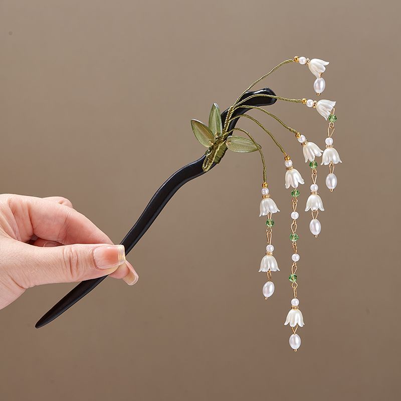 Wooden Flower Hairpin Vintage  - Florist Supplies 评论和价格