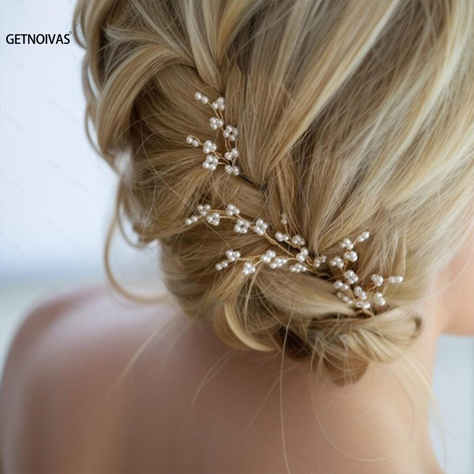 3PCS Wedding U Shape Hair Clip - Florist Supplies 评论和价格