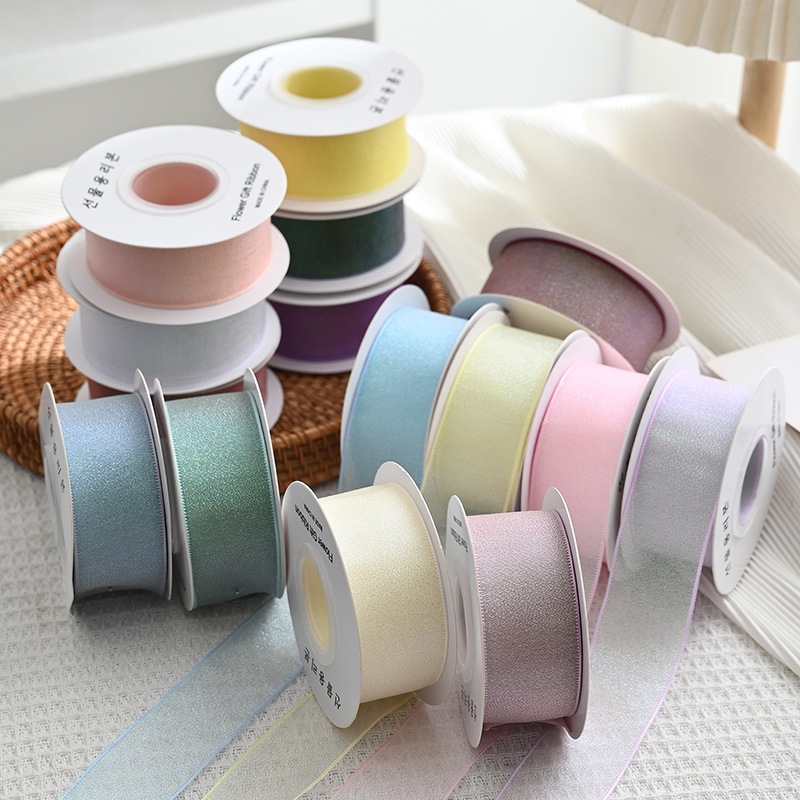 10Yards Roll 4CM Colorful Orga - Ribbon Organza Roll 评论和价格