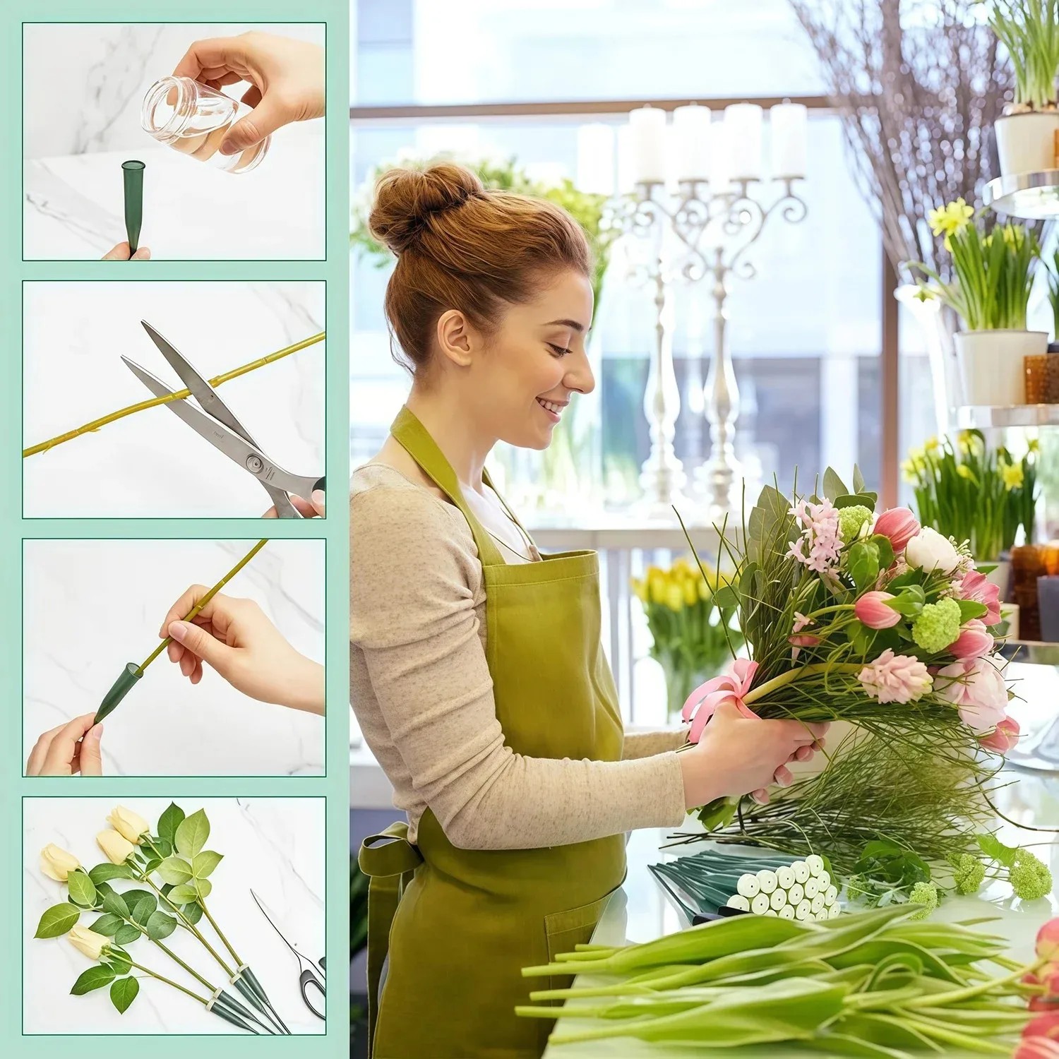top quality 60 pcs floral wate - Quality Florist Supply 评论和价格