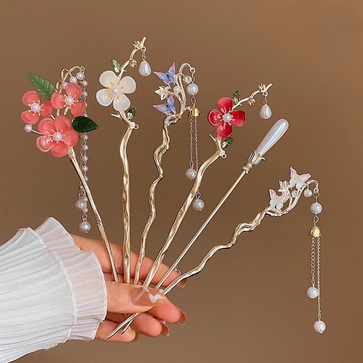 2025 New Flower Hairpin For Wo - Florist Supplies 评论和价格