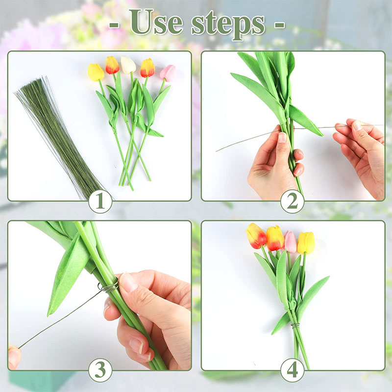 100Pcs Floral Wire High Qualit - Quality Florist Supply 评论和价格